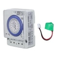 thumbnail image 2 of Timer Switch, 300 Hours Off Power Compensation 100-240VAC Flame Retardant Stable Performance Time Control Switch Clock Type Accurate  for Home for Supermarket, 2 of 7
