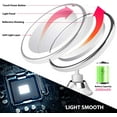 thumbnail image 5 of Miroir de Maquillage Grossissant 10X Éclairé, Rechargeable, 3 Modes de Couleur, Rotation 360°, 5 of 5