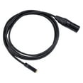thumbnail image 1 of ziyahi Dual Shielded Audio Cable Wear-resistant Plug Adapter Video Camera Switch Home Supplies for Smartphone Microphone Music Player 1m, 1 of 7