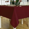 thumbnail image 6 of KAIPHO Burgundy 60 x 120 inch Rectangle Tablecloth Waterproof Stain Resistant Wrinkle Free Wipeable Rectangular Table Cloth for Party, Banquet, 6 of 8