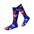 thumbnail image 3 of Calcetines hasta la rodilla para disfraz de Dress Up America para niños, lunares azules, 3 of 7