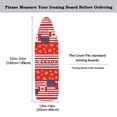 thumbnail image 5 of HELLHERO Maple leaf Ironing Board Cover 54x15 inches Thick Ironing Board Cover with Elastic Edge Non Slip Pad Iron Cover with Hook and Loop, 5 of 5