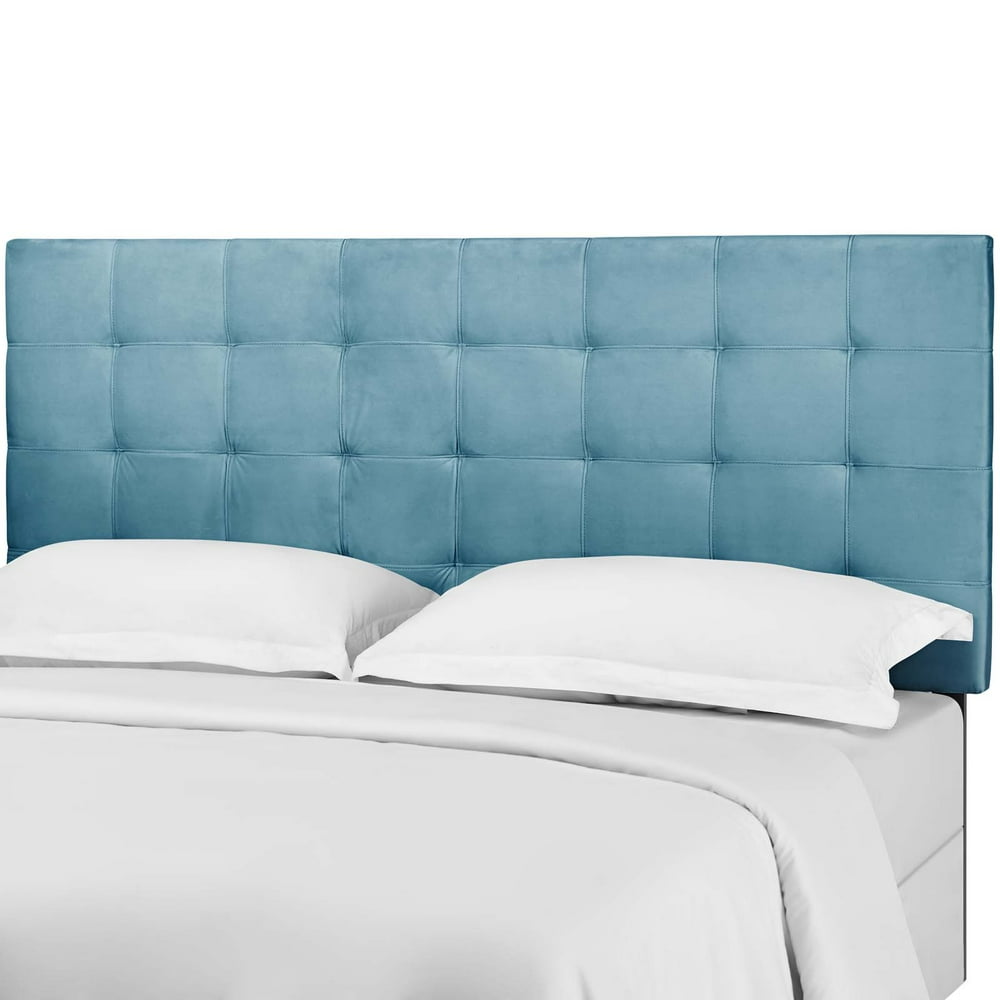Contemporary Modern Urban Designer Bedroom King Size Tufted Headboard