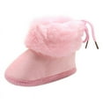 thumbnail image 2 of Ardorlove Winter Sweet Newborn Baby Girls Princess Winter Boots First Walkers Soft Soled Infant Toddler Kids Girl Footwear Shoes, 2 of 7