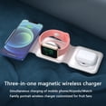 thumbnail image 4 of El cargador inalámbrico multifunción de carga rápida inalámbrica 3 en 1 es adecuado para los teléfonos móviles de carga inalámbrica Apple Huawei Levamdar 222653-1, 4 of 8