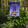 thumbnail image 2 of Happy 10th Birthday Garden Flag, 2 of 3