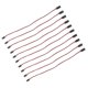 thumbnail image 1 of Cable de extensión de clavija, 10 piezas, cable de extensión de núcleo de latón servo de 3 clavijas, cable de conexión servo de respuesta rápida, 1 of 8