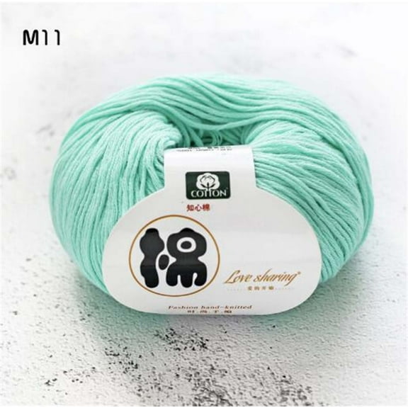 FAMTKT Yarn Multicolor Yarn for Crocheting and Knitting Crafts Yarn Cotton-padded Baby Wool Cotton Hand-woven Coat In The Thick Baby Cotton Yarn