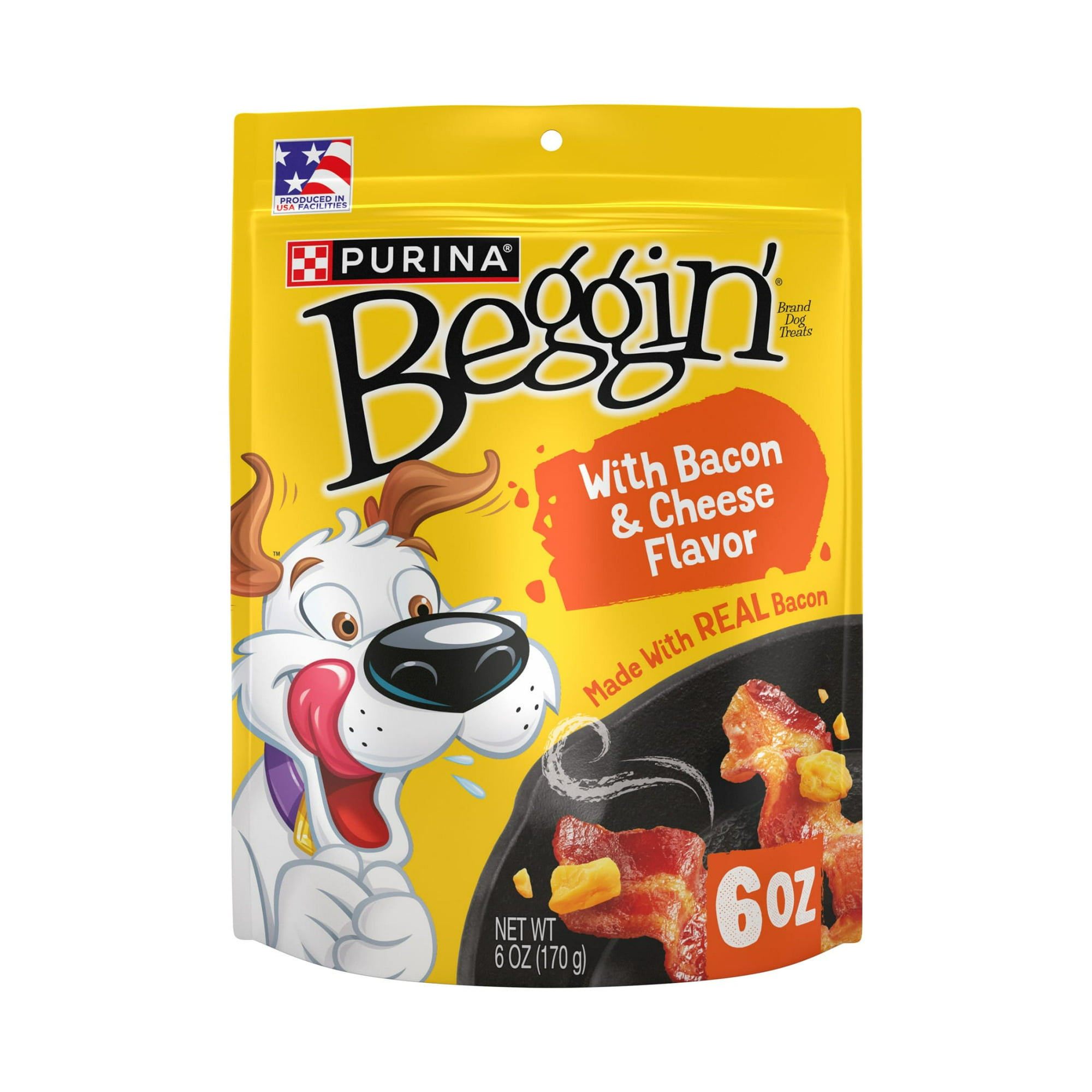 Purina Beggin' Strips With Real Meat Dog Adult Dog Treats With Bacon and Cheese Flavors