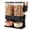 Black, variant on 3.2 QT Plastic Dual Cereal Dispenser Countertop with Bowls, Spoons & Cutlery Holder, Airtight Dry Food Storage for Candy, Snacks, Oats, White