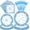 Christmas Snowflake, variant on 96 Pieces First Communion Floral Tableware Set – Blue Floral Cross Disposable Plates, Napkins for First Communion Party, Christening, Baptism, and Religious Celebrations – Serves 24 Guests