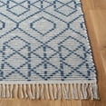 thumbnail image 3 of SAFAVIEH Montauk Lars Geometric Cotton Area Rug, Navy/Beige, 5' x 8', 3 of 8
