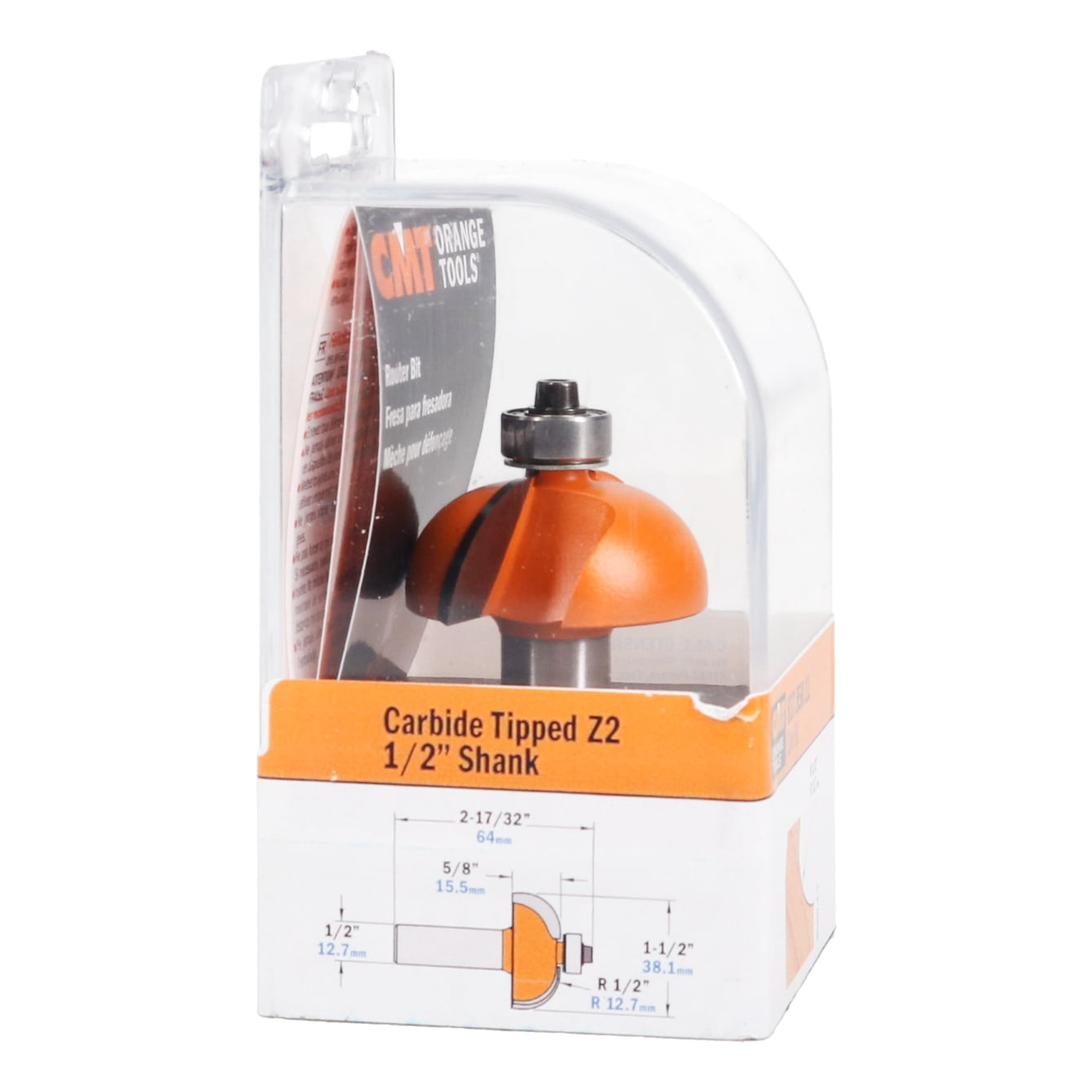 CMT 837.850.11 Cove Bit for Routers with 1/2-Inch collet