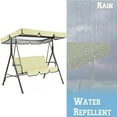 thumbnail image 3 of Garden Swing Canopy Seats Replacement Set Seats Covers + Swing Canopy Cover Waterproof Roof Canopy Replacement Swing Chair Awn, 3 of 8