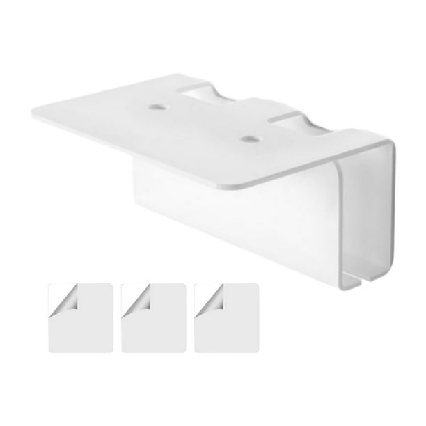 Soporte de cepillo de dientes eléctrico soporte de pared de la pared con la rejilla de almacenamiento del organizador de cable para el dormitorio del