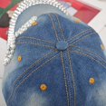 thumbnail image 4 of Mujeres amoroso corazón Bling Rhinestone deporte Jeans béisbol Golf gorra sombrero oso de fresa Electrónica, 4 of 5