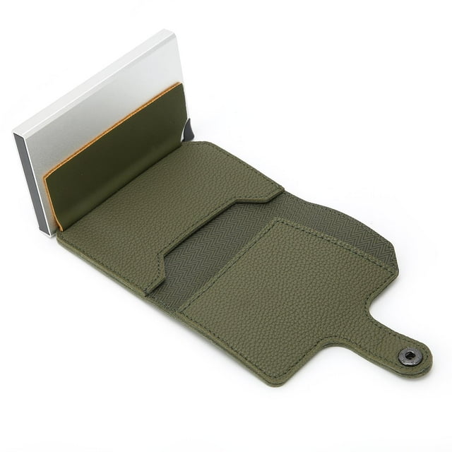 Portefeuille Anti-Vol Sécurisé pour Cartes d'Identité Porte-Cartes de Crédit Automatique