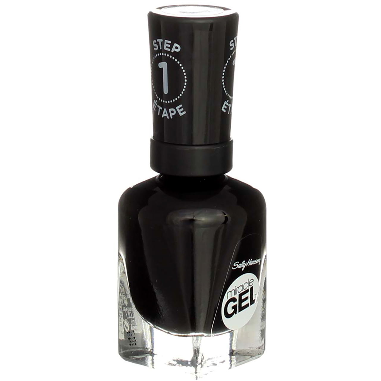 Sally Hansen Miracle Gel Nail Color, Blacky O 0.50 oz (Pack of 3)