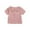 Pink, variant on AherBiu Baby Clothes Cute Tops Toddler Girls Clothes Short Sleeve Lapel Button Crewneck Comfy T Shirts