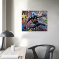 thumbnail image 3 of Nawypu  Baseball Wall Art for Men, Graffiti National Pastime Art Print for Living Room, Funny Ball Sports Picture Painting Wall Decor, 3 of 4