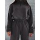 thumbnail image 5 of Conjunto Deportivo de Dos Piezas para Mujer: Sudadera con Media Cremallera y Pantalón Deportivo Holgado con Bolsillos Gris Oscuro M, 5 of 7
