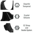 thumbnail image 2 of TUSA Sport Adult Platina Hyperdry Mask, Snorkel, & Fins Travel Set, Black, Large, 2 of 8