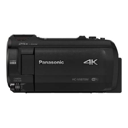 Panasonic - HC-VX870K 4K Ultra HD Flash Memory Camcorder - Black