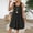 Black, variant on FRSASU Summer Dresses for Women Sleeveless Casual Floral Loose Tank Beach Sundress with Pockets Navy