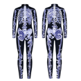 thumbnail image 3 of Disfraz de Halloween con estampado 3D de calavera y esqueleto para mujer, mono sexy, ropa de fiesta de carnaval para adultos, 3 of 5
