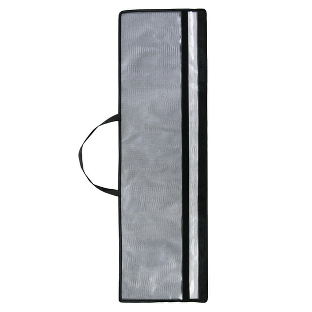 koolsoo Portable Fishing Pole Bag Distinguishable Outdoor Multifunctional Clear Large