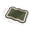 Green_New#392, variant on Vintage Green Wavy Bath Mat, Shape Non-Slip Absorbent Bathroom Rug, Decorative Stitching Border