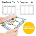 thumbnail image 4 of Yayeee Rocker Switch Wall Plate 1-Gang 4.6"x2.9" Home Decorative Outlet Cover, Cartoon Plaid Lemon, 4 of 6