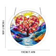 thumbnail image 3 of Outdor 83 Piece Acrylic Puzzle Sunset DIY Window For Home And Garden, 3 of 6
