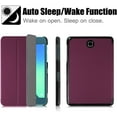 thumbnail image 3 of Fintie Slim Shell Case for Samsung Galaxy Tab A 8.0 Super Slim Lightweight Standing Cover with Auto Sleep/Wake for Tab A 8.0 SM-T350/T355/P350/P355 2015, Purple, 3 of 8