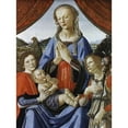 thumbnail image 3 of Del Verrocchio, Andrea 14x18 Black Modern Framed Museum Art Print Titled - Madonna and Child With Saints, 3 of 5