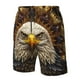 thumbnail image 4 of Fotbe Vintage Pattern Bald Eagle Trajes de Baño Estampados para Hombre, Shorts de Verano de Secado Rápido, Ropa de Playa, Bañadores-Medium, 4 of 6