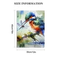 thumbnail image 2 of PIKWEEK Watercolor Hummingbirds Wall Art Print,Abstract Birds Art print Watercolor Hummingbirds and Flower Branch Canvas Painting,Nature Wall Art Poster For Living Room Bedroom Office16*20inch, 2 of 5
