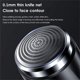 thumbnail image 3 of 1 pieza (gris plateado) Mini Afeitadora eléctrica Tamaño de bolsillo Maquinilla de afeitar impermeable Lavable Portátil Regalo para hombres Afeitadora eléctrica USB recargable multifunción mini maquinilla de afeitar para hombres lavado con agua portátil oso de fresa Electrónica, 3 of 5