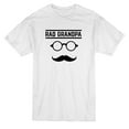 thumbnail image 1 of Rad Grandpa Glasses And Moustache Graphic Men's T-shirt, 1 of 1