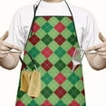 thumbnail image 2 of Christmas Adjustable Waterproof Apron for Adults 33x27 Inch – Cooking Apron with 2 Large Pockets, Durable Polyester Bib for Kitchen, Baking, BBQ, and Home Use, 2 of 6