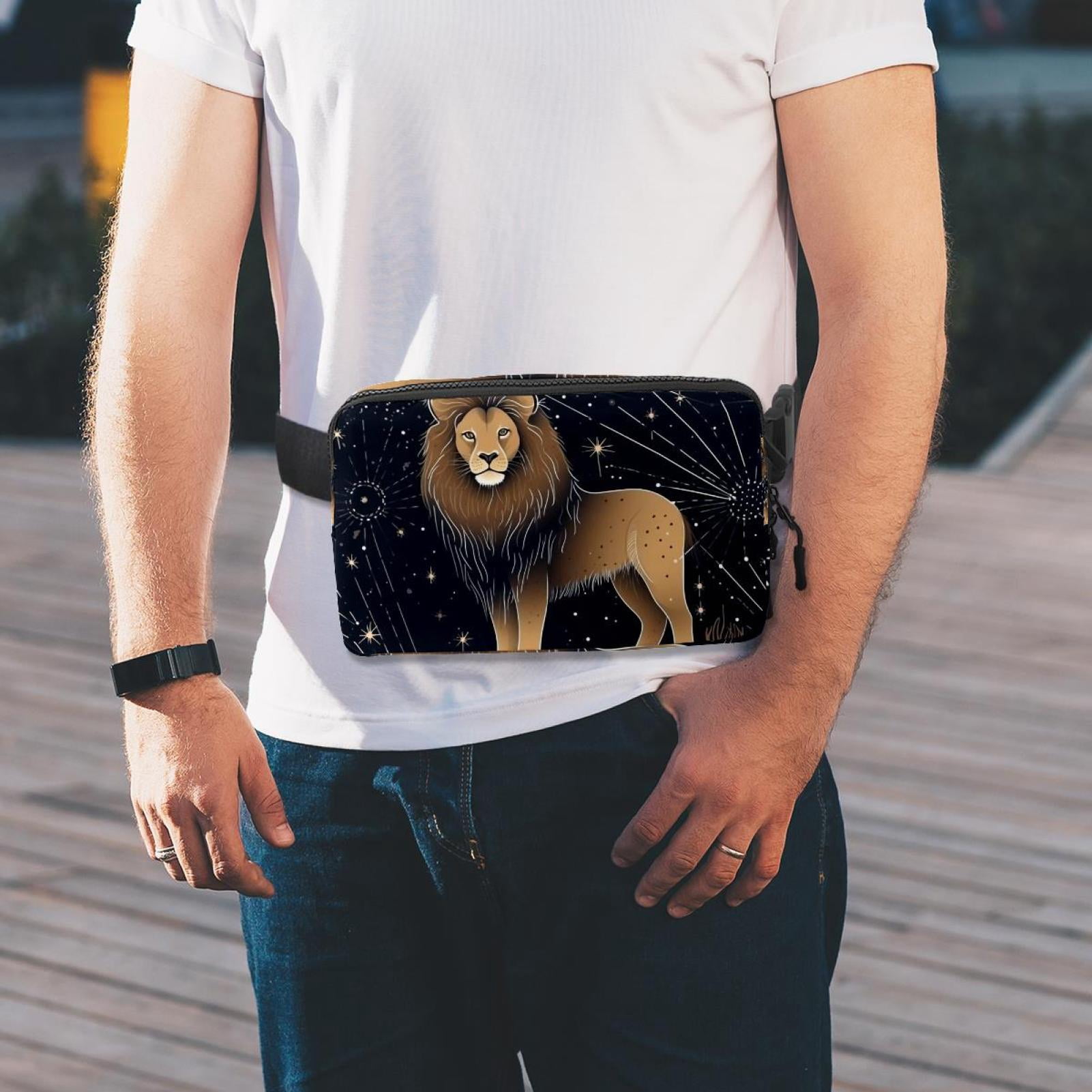 Leo Lightweight Adjustable Fanny Packs with Extension Strap - Unisex Waist Bags Running Belt