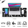 thumbnail image 5 of Long Mouse Pads for Desk,Halloween Skeleton Coffin Pattern Desk Mats on Top Of Desks, Desk Mouse Pad Extra Large with 3mm Non-Slip Base and Stitched Edge for Gaming,Office,Work,Home 31.5x11.8in, 5 of 5