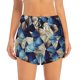 thumbnail image 2 of Balery Abstract Blue Squares Pantalones cortos deportivos para mujer con forro y dos bolsillos, elásticos, para entrenamiento, gimnasio, yoga-Small, 2 of 7