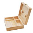 thumbnail image 3 of Wooden Storage Box,1 Storage Box,with Rolling and Tray Perfect Your Organize To Accessories Wood Box Large Housekeeping & Organizers, 3 of 5