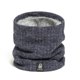 thumbnail image 2 of Bufanda gruesa de invierno cálida para mujer, de punto liso, con rayas, para exteriores, para esquí, máscara completa, bufanda de lana, 2 of 5