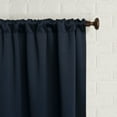 thumbnail image 4 of Sun Zero Avery 100% Blackout Rod Pocket Single Curtain Panel, Navy, 40"W x 95"L, 4 of 9
