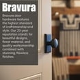thumbnail image 4 of Bravura Hardware 906 Macon Knob Privacy Lockset with Modern Rectangle Trim Door Knob for Bedroom/Bathroom, Oil Rubbed Bronze, 4 of 4