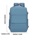 thumbnail image 4 of FEOLGEHLY Travel Backpack for Women Men, Large Backpack, College Backpack, Laptop Backpack, Work Backpack, Lightweight, Daypack Hiking Backpack with Compartment for Travel Commute (Blue), 4 of 9