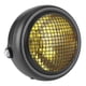 thumbnail image 2 of 7in 55W Motorcycle Grill Headlight Retro Style Halogen Head Lamp High BrightnessYellow Lens, 2 of 5
