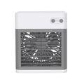 thumbnail image 1 of Ventilador Ventilador de escritorio de refrigeración portátil Mini enfriador de agua y aire Humidificador recargable USB Suministros de viaje, Blanco kenally HA004078-01B, 1 of 6